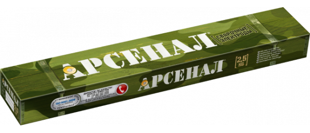 Электроды сварочные Арсенал МР-3, ф 3 мм (уп-2,5 кг) купить с доставкой в Красной Пойме